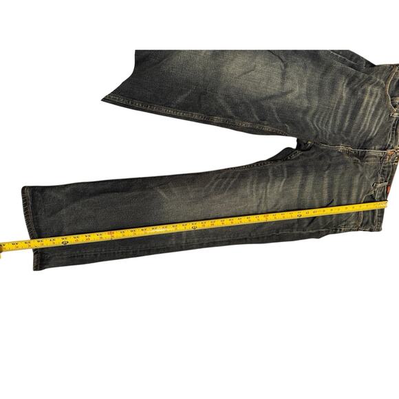 Red Ale Jeans 36x30 Relaxed Fit Straight Leg Medium Wash Denim Y2K Streetwear - Picture 6 of 12